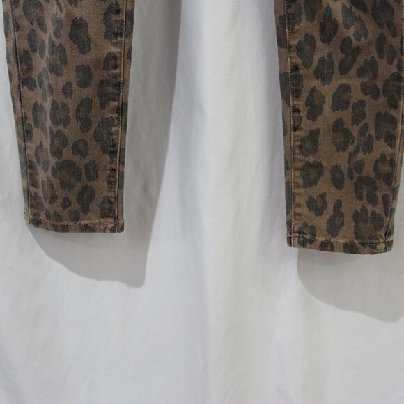 Blank NYC Brown Leopard Print Reade Crop Jeans - Picture 4 of 7